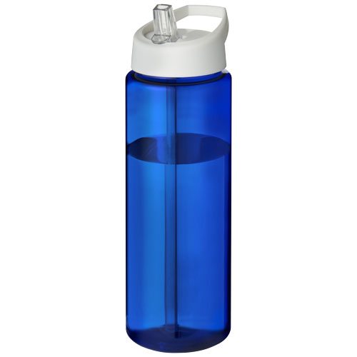 Bouteille promotionnelle de sport 850ml H2O Active® Bleu et Blanc